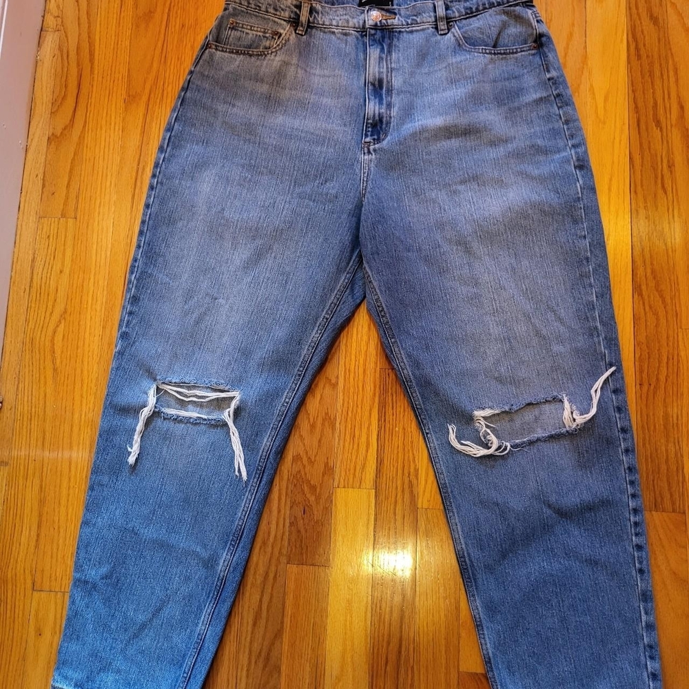 ASOS Blue Distressed Women Jeans